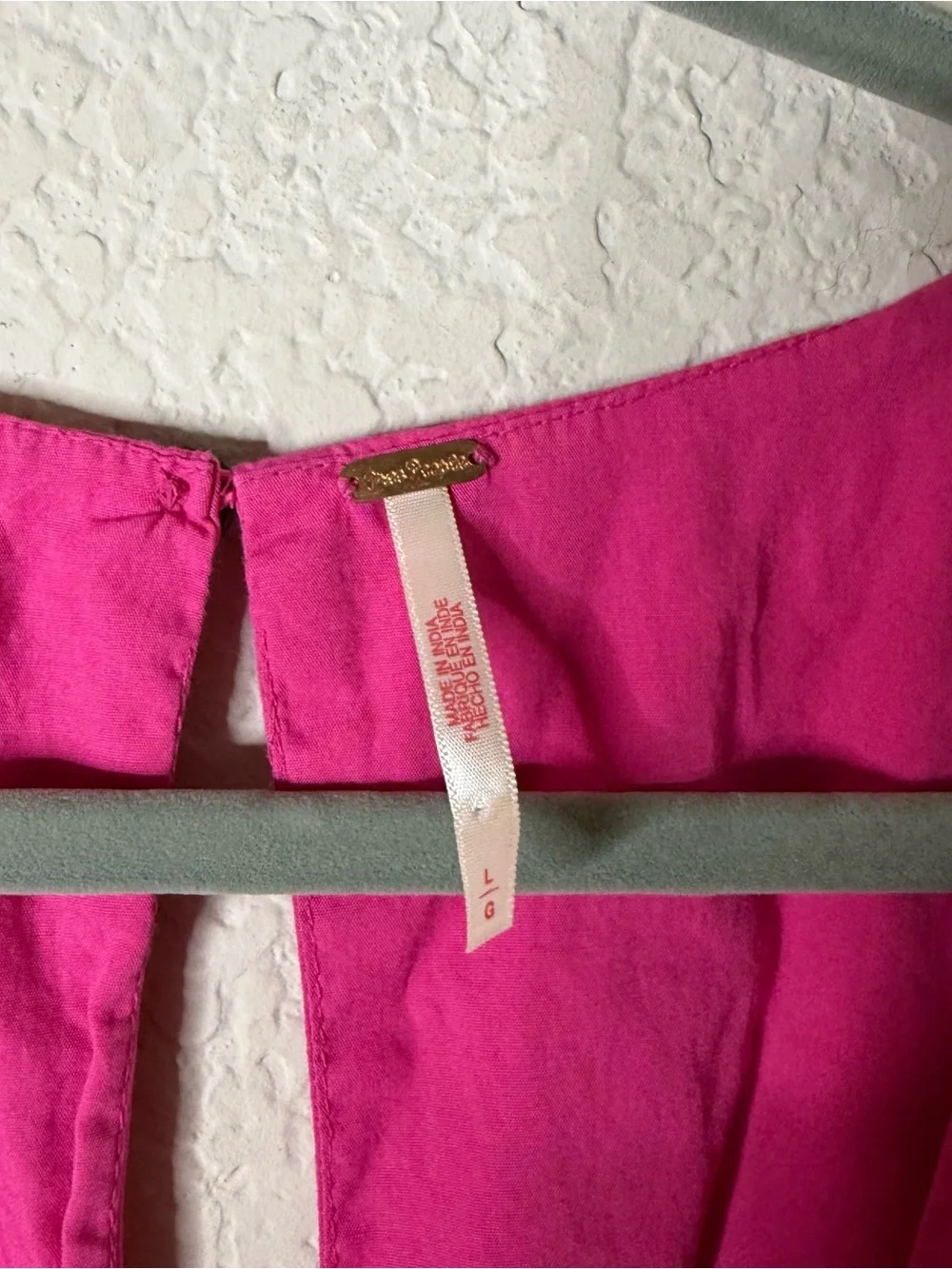 Free People Fabiana Midi Dress in Pink Size Large